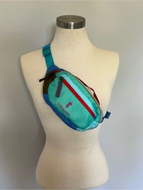 Cotopaxi Teal Multi Del Día Sling Pack - Men 1.5L NWOT